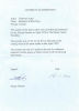 Bombers The Music Centre Acetate Letter Auth